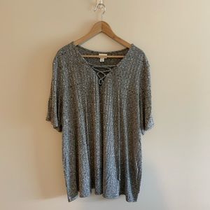 Ava & Viv Gray Tee